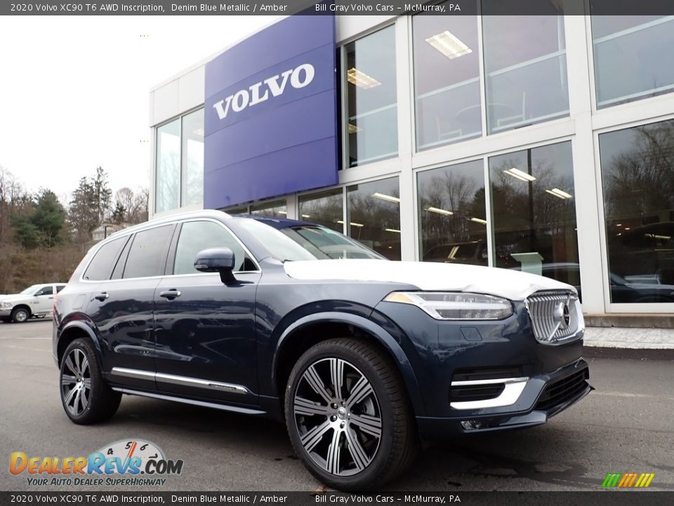 Front 3/4 View of 2020 Volvo XC90 T6 AWD Inscription Photo #1