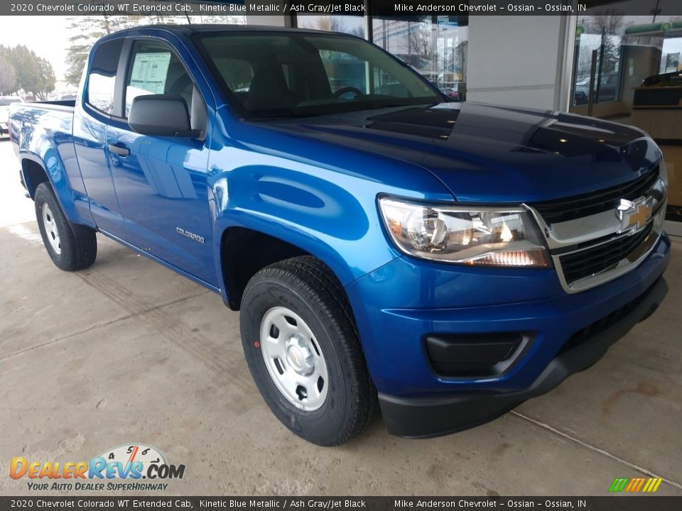 2020 Chevrolet Colorado WT Extended Cab Kinetic Blue Metallic / Ash Gray/Jet Black Photo #2