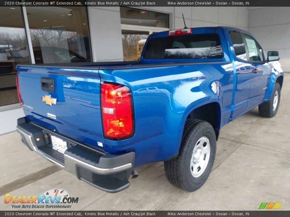 2020 Chevrolet Colorado WT Extended Cab Kinetic Blue Metallic / Ash Gray/Jet Black Photo #4