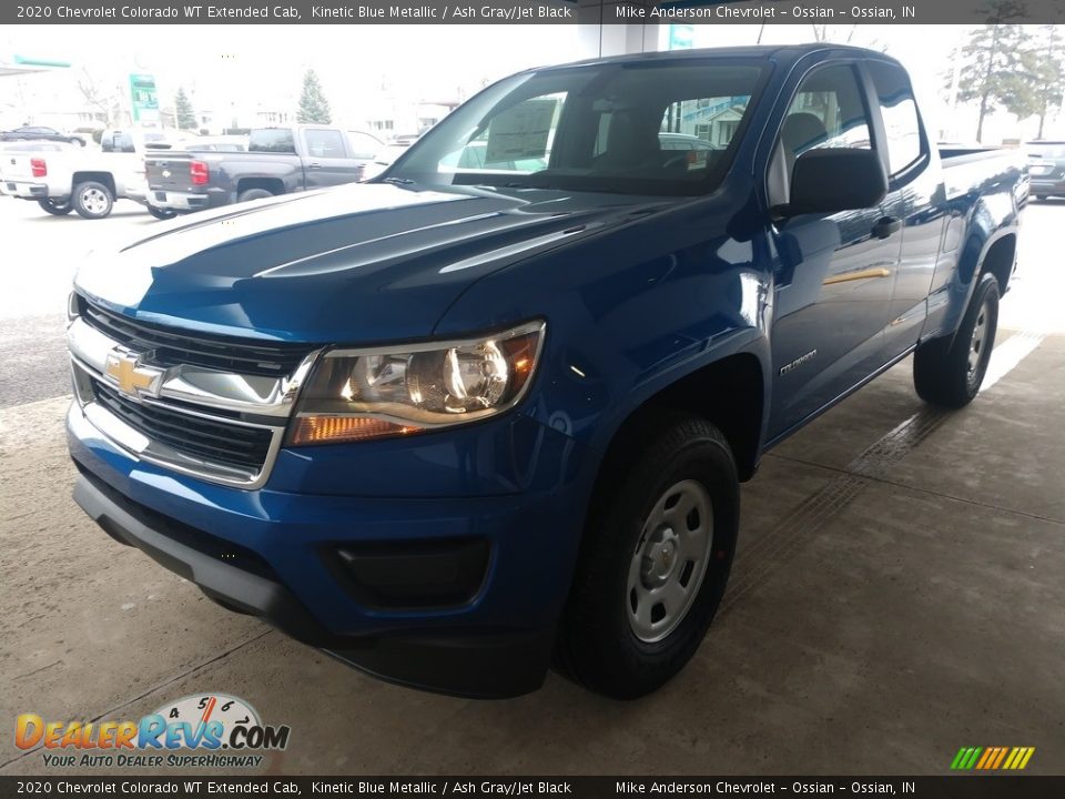 2020 Chevrolet Colorado WT Extended Cab Kinetic Blue Metallic / Ash Gray/Jet Black Photo #7