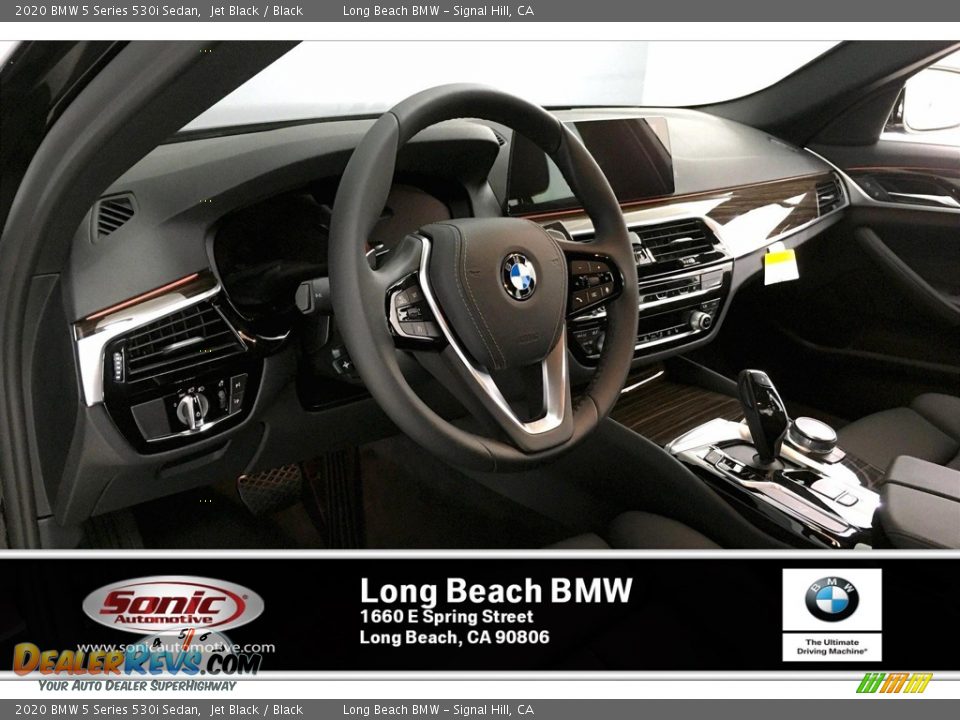 2020 BMW 5 Series 530i Sedan Jet Black / Black Photo #7