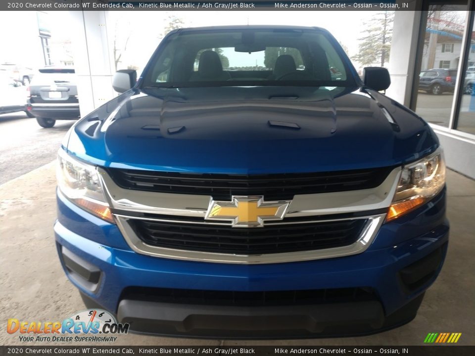 2020 Chevrolet Colorado WT Extended Cab Kinetic Blue Metallic / Ash Gray/Jet Black Photo #8