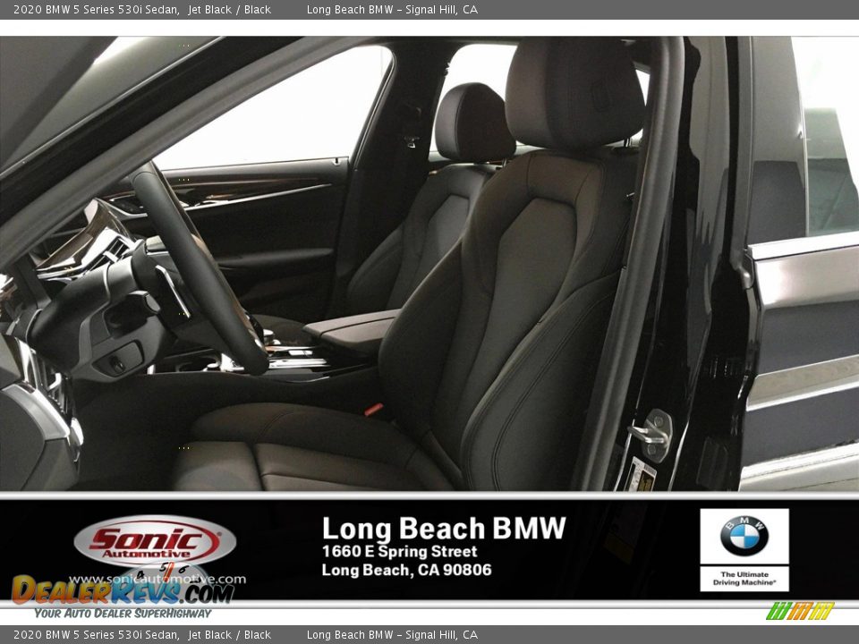 2020 BMW 5 Series 530i Sedan Jet Black / Black Photo #9