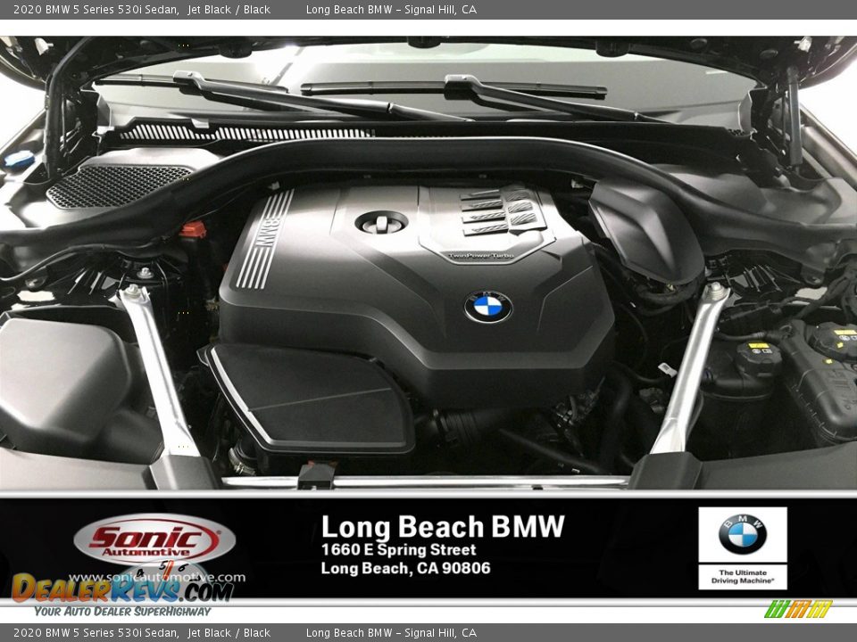 2020 BMW 5 Series 530i Sedan Jet Black / Black Photo #10
