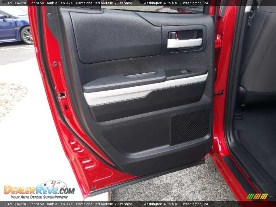 2020 Toyota Tundra SX Double Cab 4x4 Barcelona Red Metallic / Graphite Photo #13