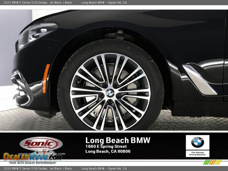 2020 BMW 5 Series 530i Sedan Jet Black / Black Photo #11