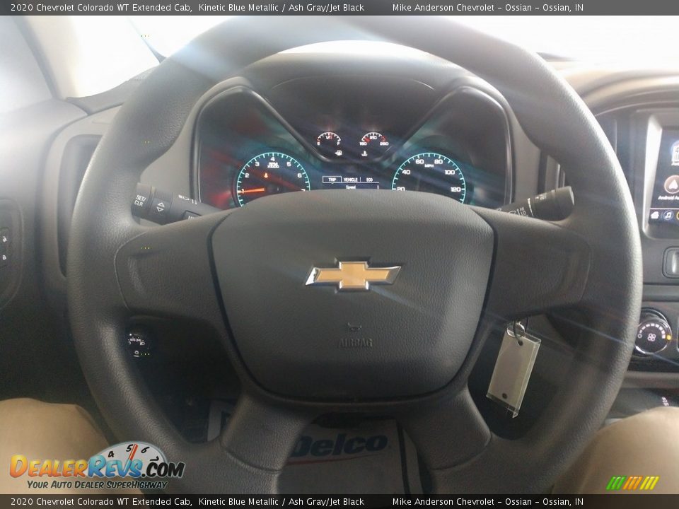 2020 Chevrolet Colorado WT Extended Cab Kinetic Blue Metallic / Ash Gray/Jet Black Photo #14