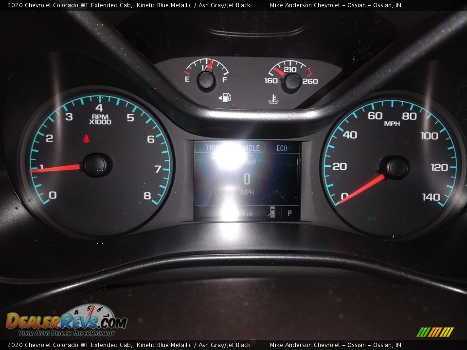 2020 Chevrolet Colorado WT Extended Cab Kinetic Blue Metallic / Ash Gray/Jet Black Photo #15