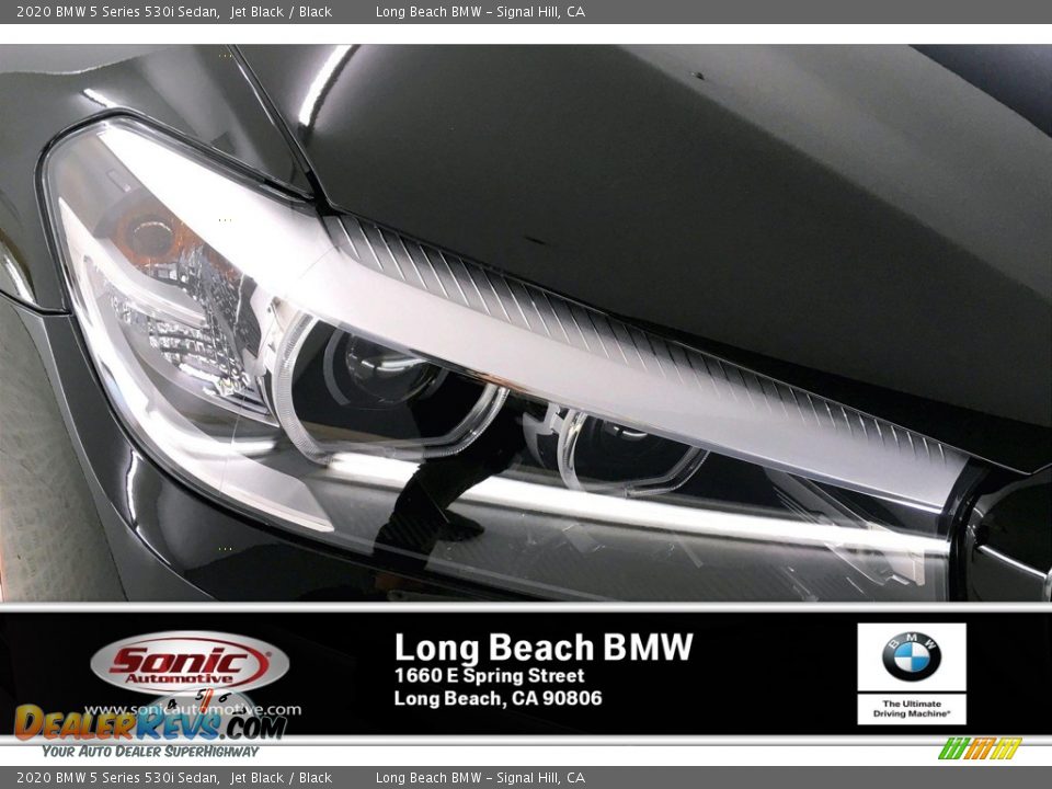 2020 BMW 5 Series 530i Sedan Jet Black / Black Photo #14