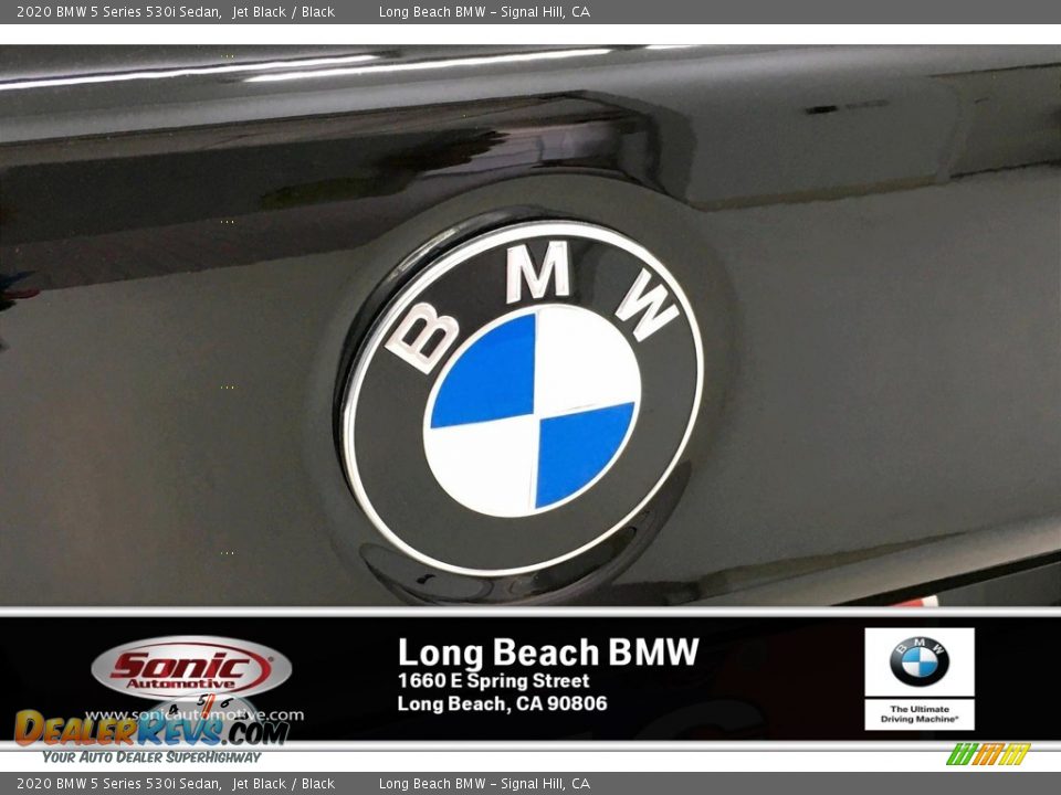2020 BMW 5 Series 530i Sedan Jet Black / Black Photo #16
