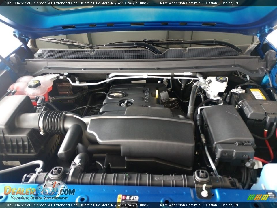 2020 Chevrolet Colorado WT Extended Cab Kinetic Blue Metallic / Ash Gray/Jet Black Photo #19