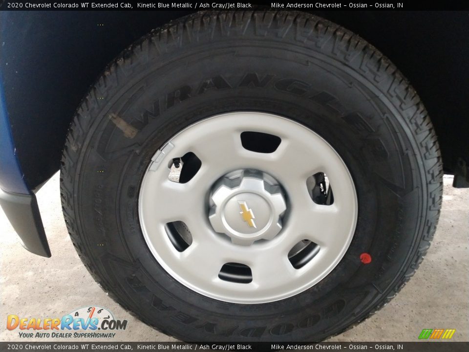 2020 Chevrolet Colorado WT Extended Cab Kinetic Blue Metallic / Ash Gray/Jet Black Photo #23
