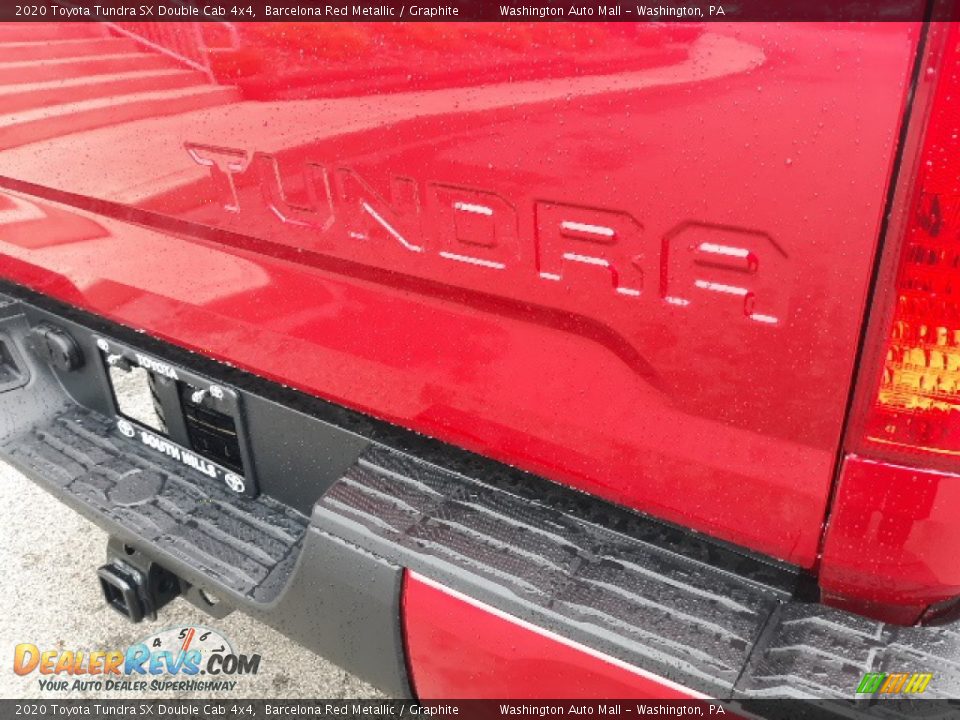 2020 Toyota Tundra SX Double Cab 4x4 Barcelona Red Metallic / Graphite Photo #30