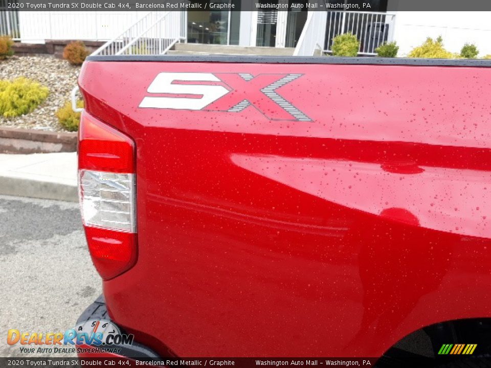 2020 Toyota Tundra SX Double Cab 4x4 Barcelona Red Metallic / Graphite Photo #31
