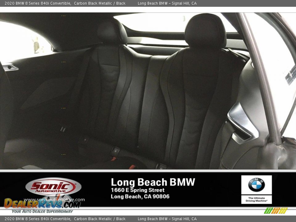 2020 BMW 8 Series 840i Convertible Carbon Black Metallic / Black Photo #12