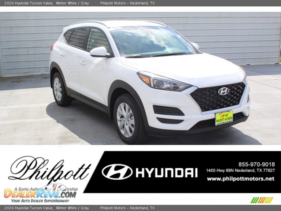 2020 Hyundai Tucson Value Winter White / Gray Photo #1