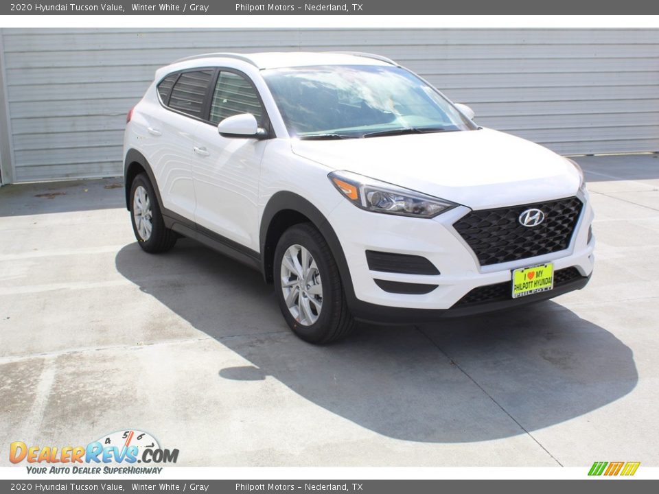 2020 Hyundai Tucson Value Winter White / Gray Photo #2
