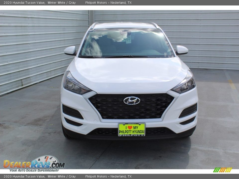 2020 Hyundai Tucson Value Winter White / Gray Photo #3