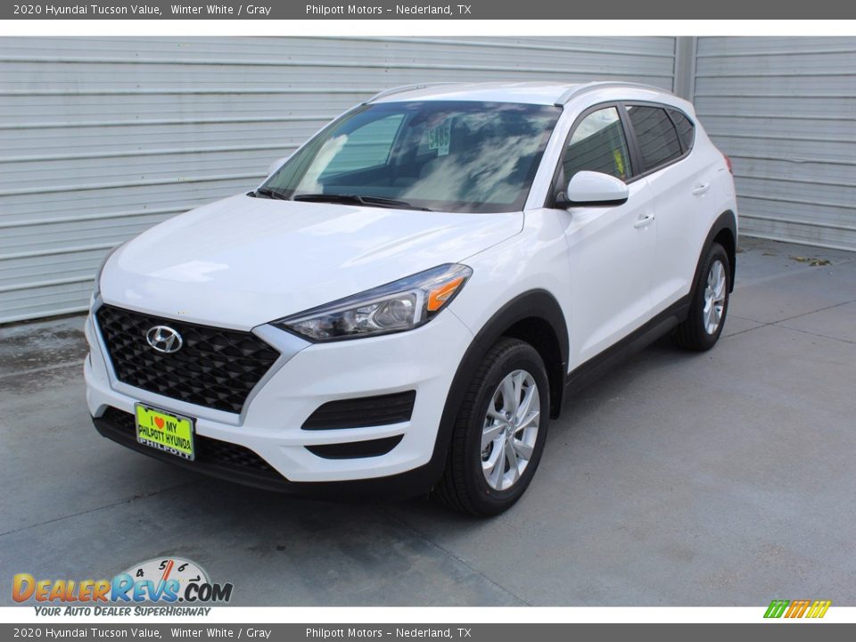 2020 Hyundai Tucson Value Winter White / Gray Photo #4