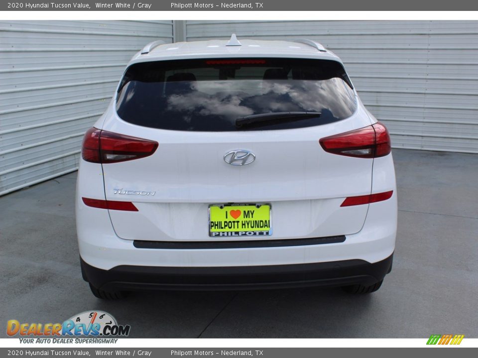 2020 Hyundai Tucson Value Winter White / Gray Photo #7