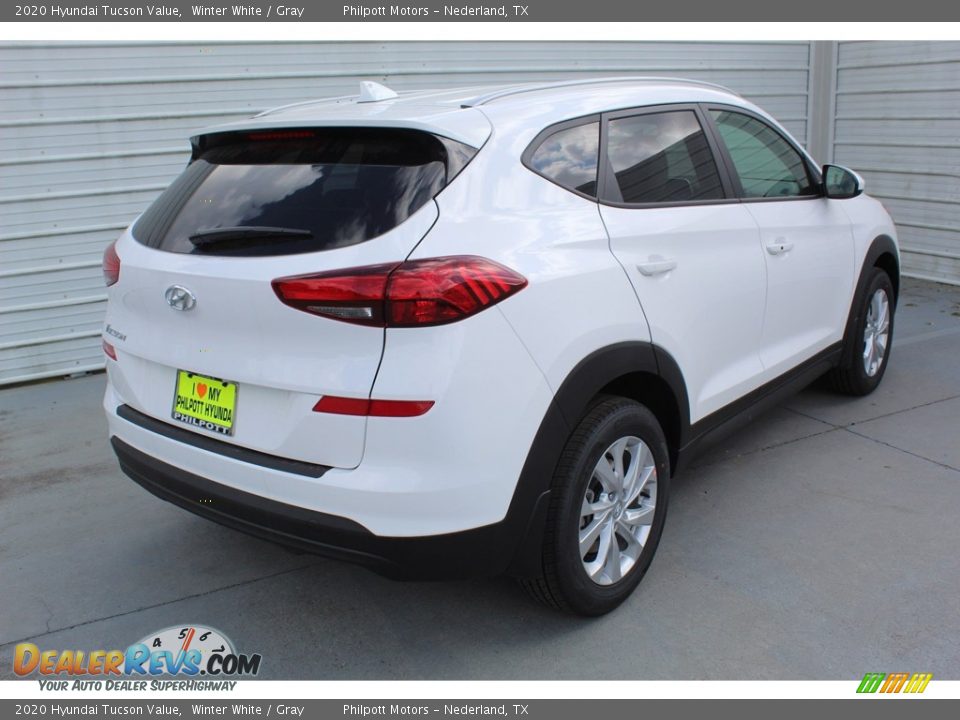 2020 Hyundai Tucson Value Winter White / Gray Photo #8