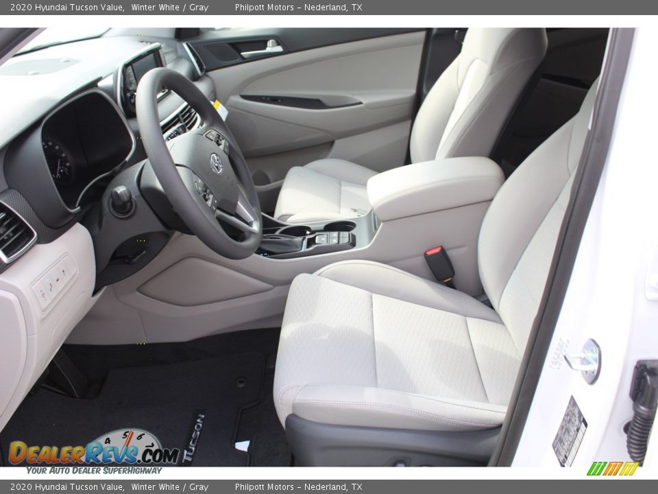 2020 Hyundai Tucson Value Winter White / Gray Photo #10