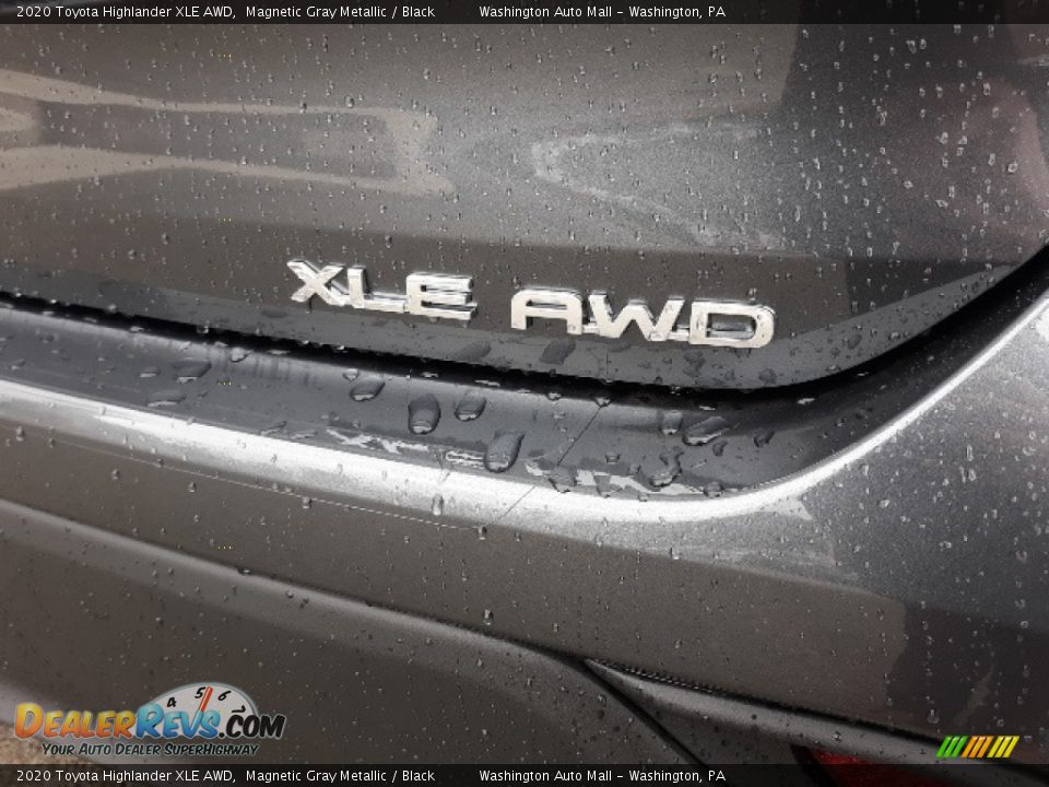 2020 Toyota Highlander XLE AWD Magnetic Gray Metallic / Black Photo #33