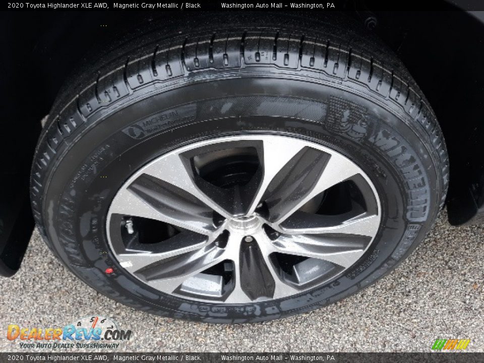 2020 Toyota Highlander XLE AWD Magnetic Gray Metallic / Black Photo #34