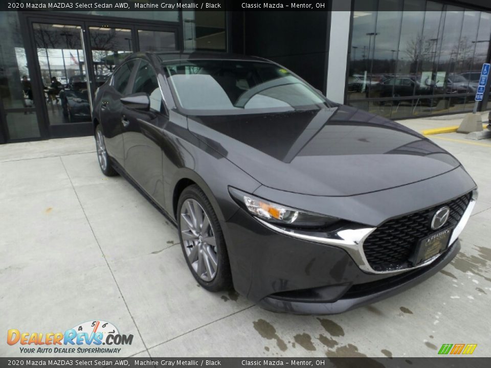 2020 Mazda MAZDA3 Select Sedan AWD Machine Gray Metallic / Black Photo #1