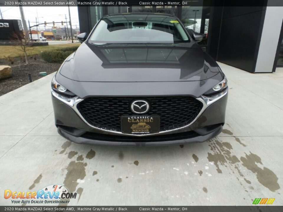 2020 Mazda MAZDA3 Select Sedan AWD Machine Gray Metallic / Black Photo #2