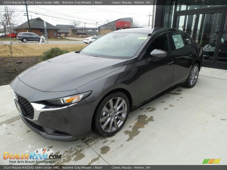 2020 Mazda MAZDA3 Select Sedan AWD Machine Gray Metallic / Black Photo #3
