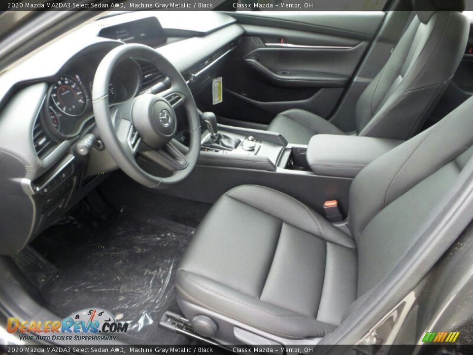2020 Mazda MAZDA3 Select Sedan AWD Machine Gray Metallic / Black Photo #5