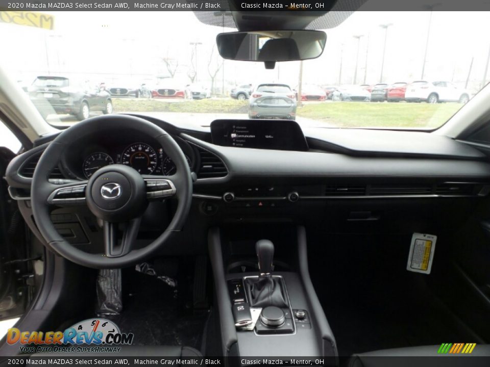 2020 Mazda MAZDA3 Select Sedan AWD Machine Gray Metallic / Black Photo #6