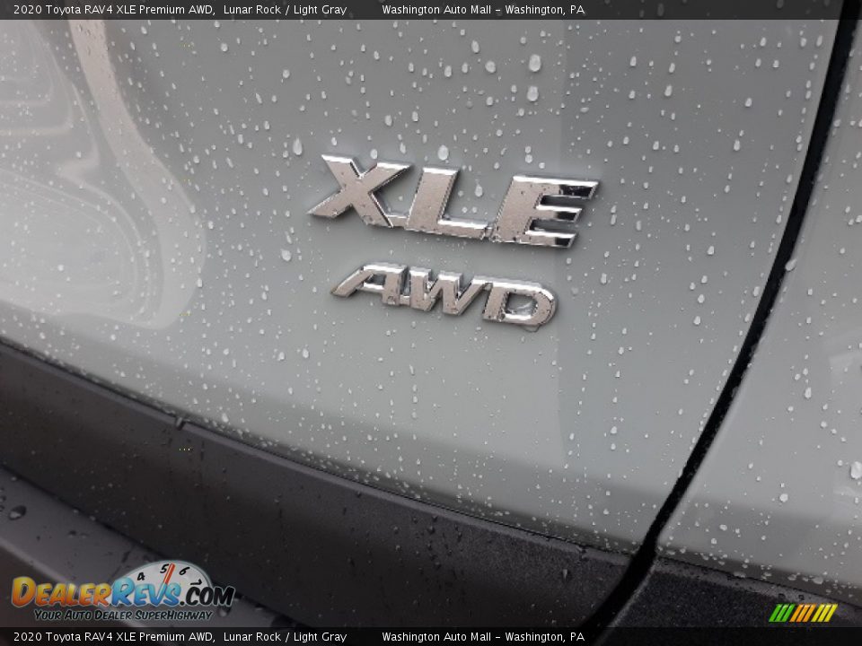 2020 Toyota RAV4 XLE Premium AWD Lunar Rock / Light Gray Photo #35