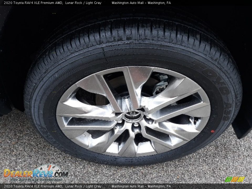 2020 Toyota RAV4 XLE Premium AWD Lunar Rock / Light Gray Photo #36