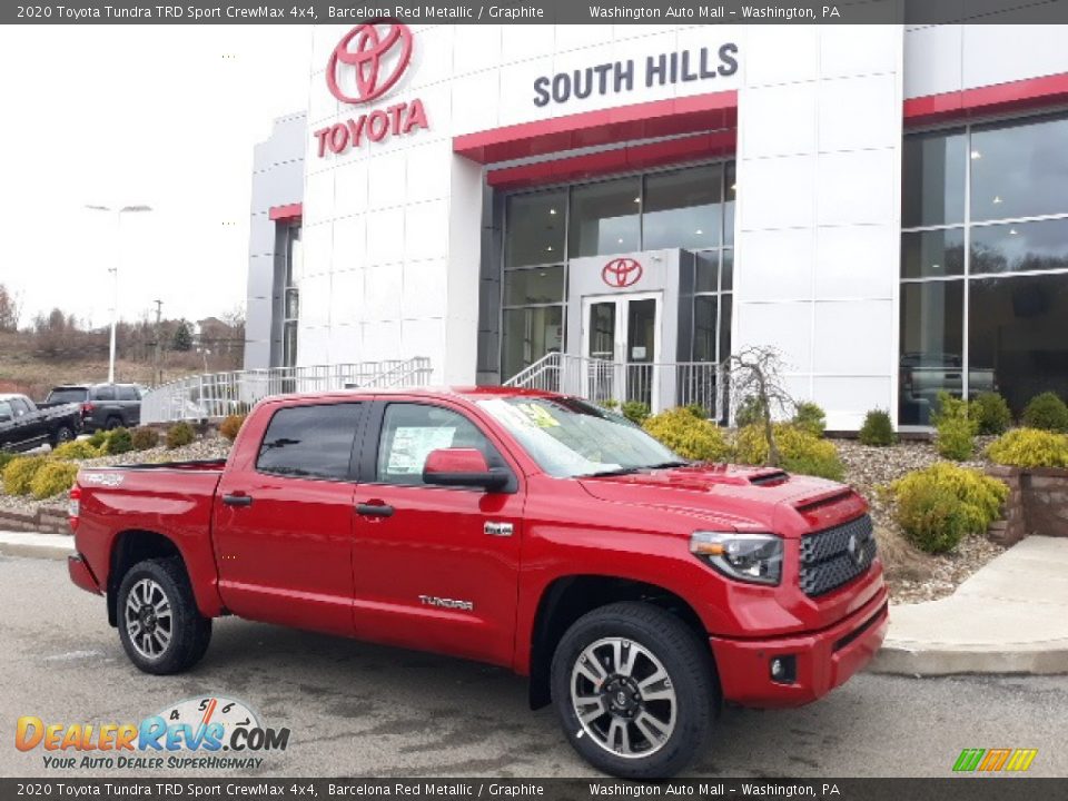 2020 Toyota Tundra TRD Sport CrewMax 4x4 Barcelona Red Metallic / Graphite Photo #1