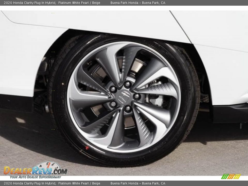 2020 Honda Clarity Plug In Hybrid Platinum White Pearl / Beige Photo #11