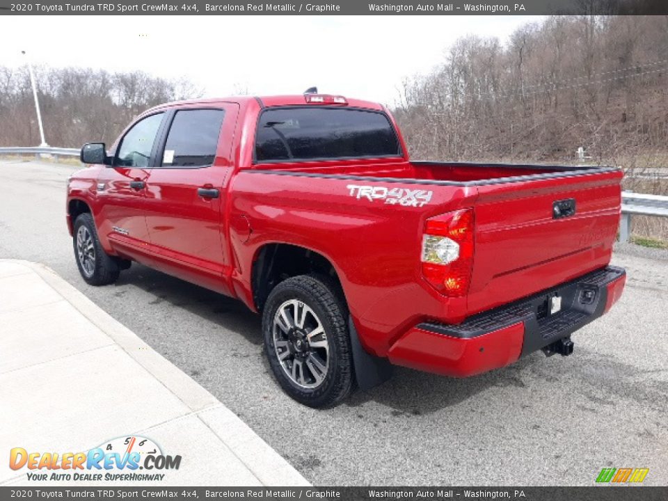 2020 Toyota Tundra TRD Sport CrewMax 4x4 Barcelona Red Metallic / Graphite Photo #2