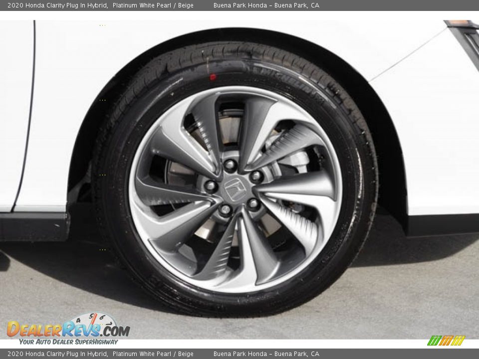 2020 Honda Clarity Plug In Hybrid Platinum White Pearl / Beige Photo #12