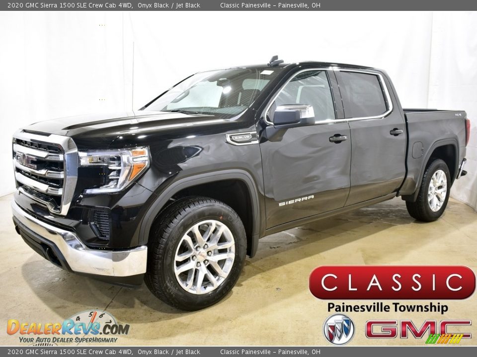 2020 GMC Sierra 1500 SLE Crew Cab 4WD Onyx Black / Jet Black Photo #1