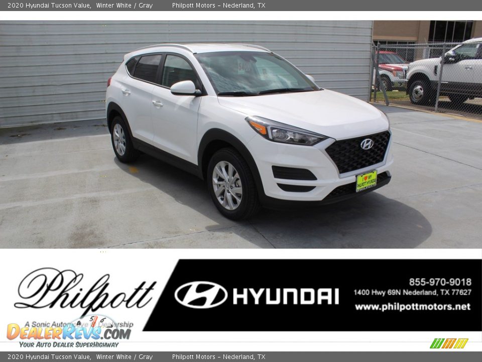 2020 Hyundai Tucson Value Winter White / Gray Photo #1
