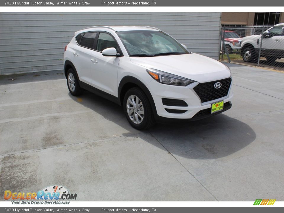 2020 Hyundai Tucson Value Winter White / Gray Photo #2