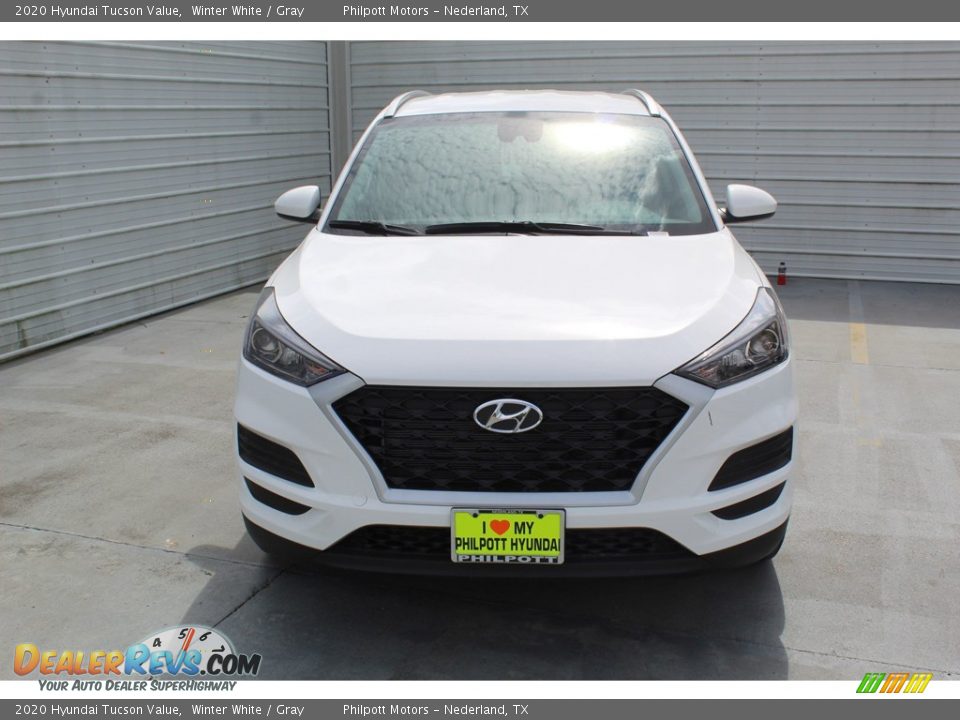 2020 Hyundai Tucson Value Winter White / Gray Photo #3