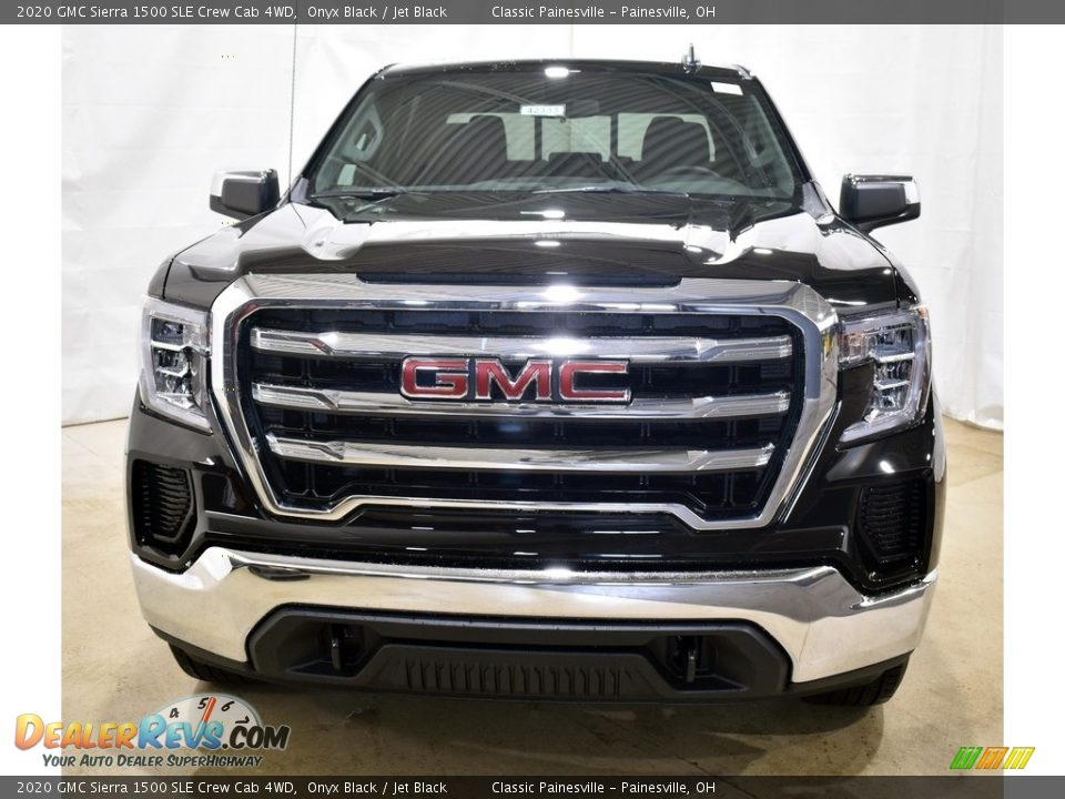 2020 GMC Sierra 1500 SLE Crew Cab 4WD Onyx Black / Jet Black Photo #4