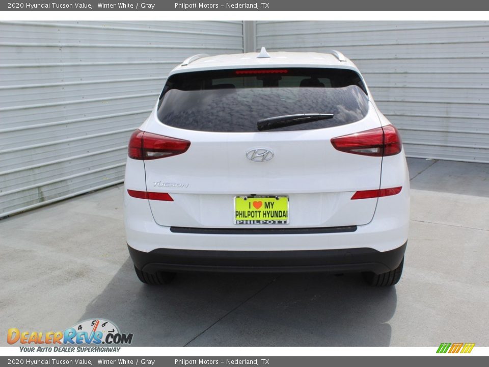 2020 Hyundai Tucson Value Winter White / Gray Photo #7