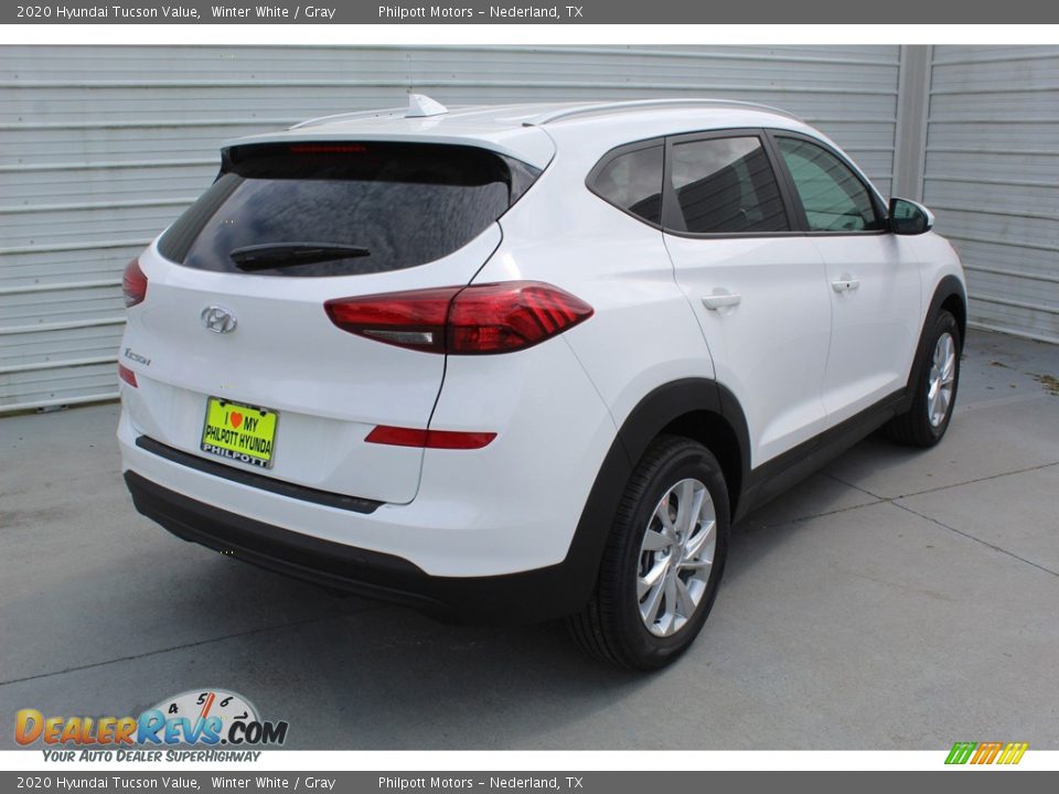2020 Hyundai Tucson Value Winter White / Gray Photo #8