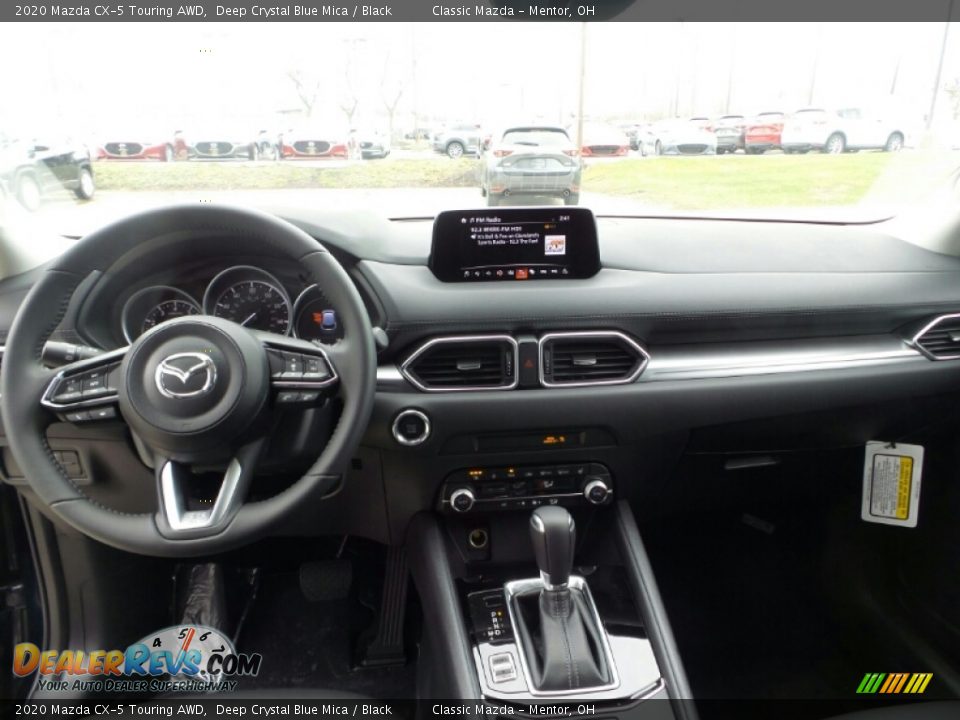 2020 Mazda CX-5 Touring AWD Deep Crystal Blue Mica / Black Photo #7