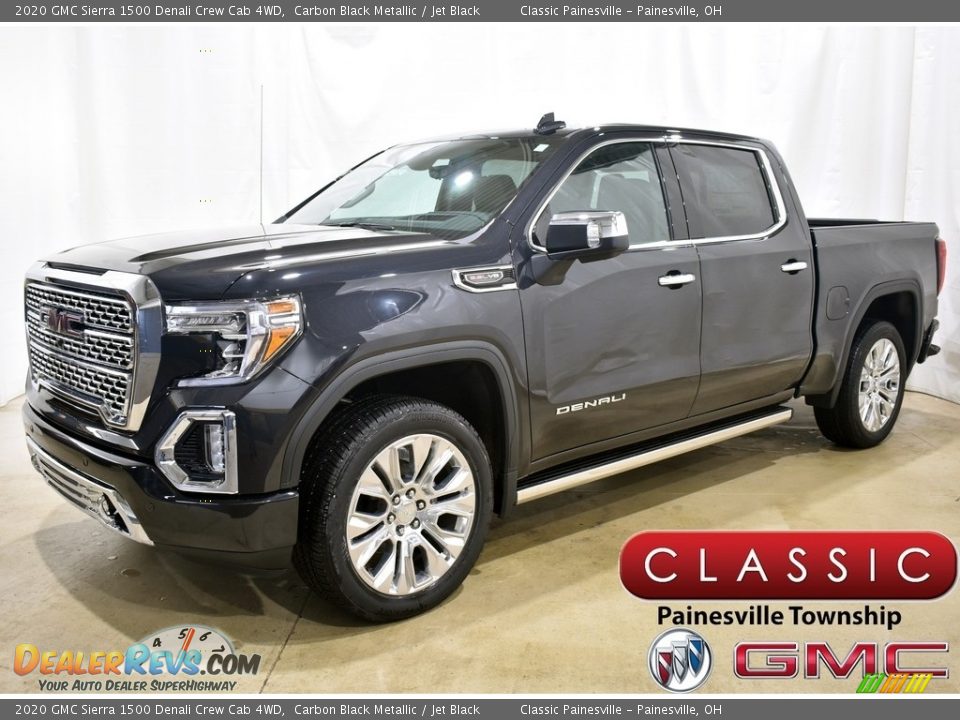 2020 GMC Sierra 1500 Denali Crew Cab 4WD Carbon Black Metallic / Jet Black Photo #1