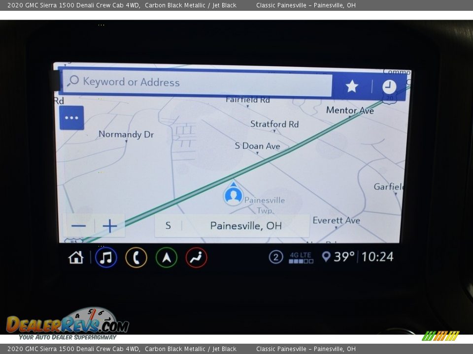 2020 GMC Sierra 1500 Denali Crew Cab 4WD Carbon Black Metallic / Jet Black Photo #3