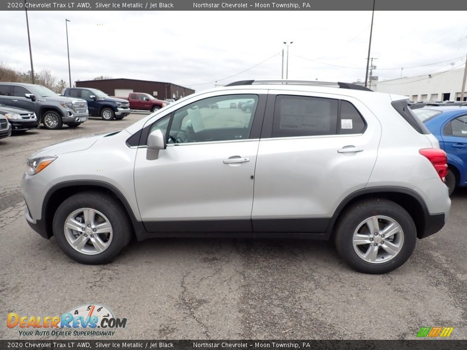 2020 Chevrolet Trax LT AWD Silver Ice Metallic / Jet Black Photo #2